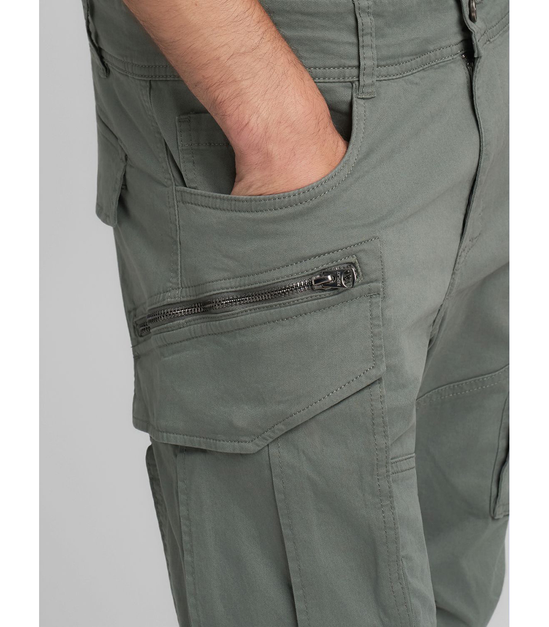 JOE ストレッチコットンツイル カーゴパンツ 詳細画像 モスグリーン 6